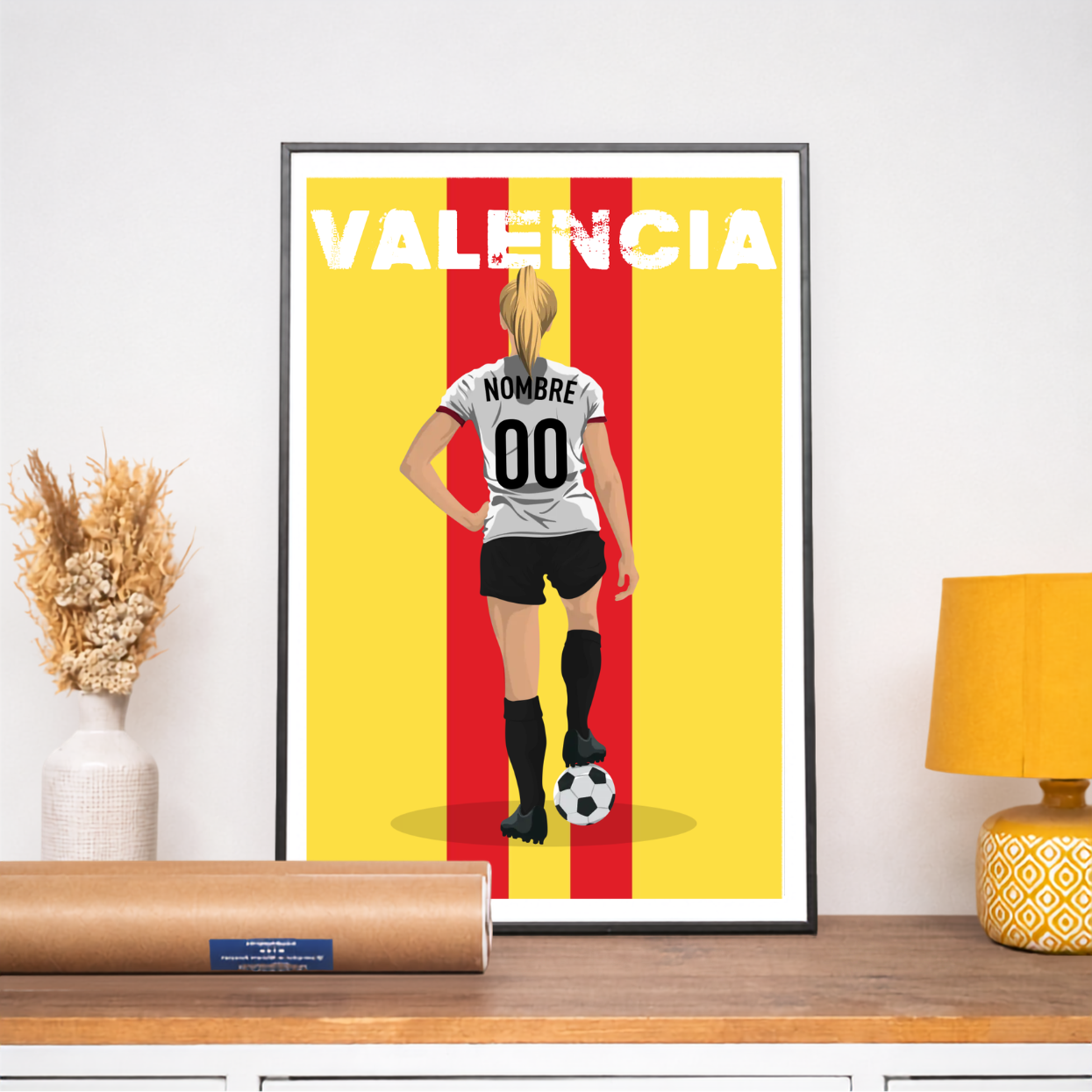 Póster de fútbol - Adulto Personalizado Valencia