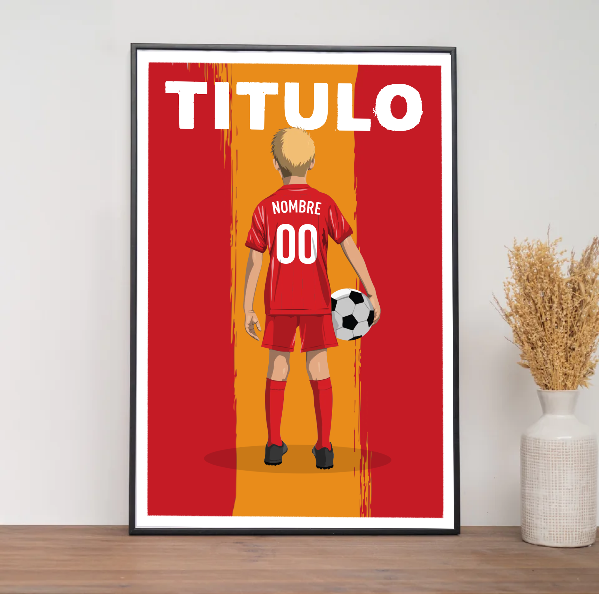 Niño Personalizado Fútbol Genérico