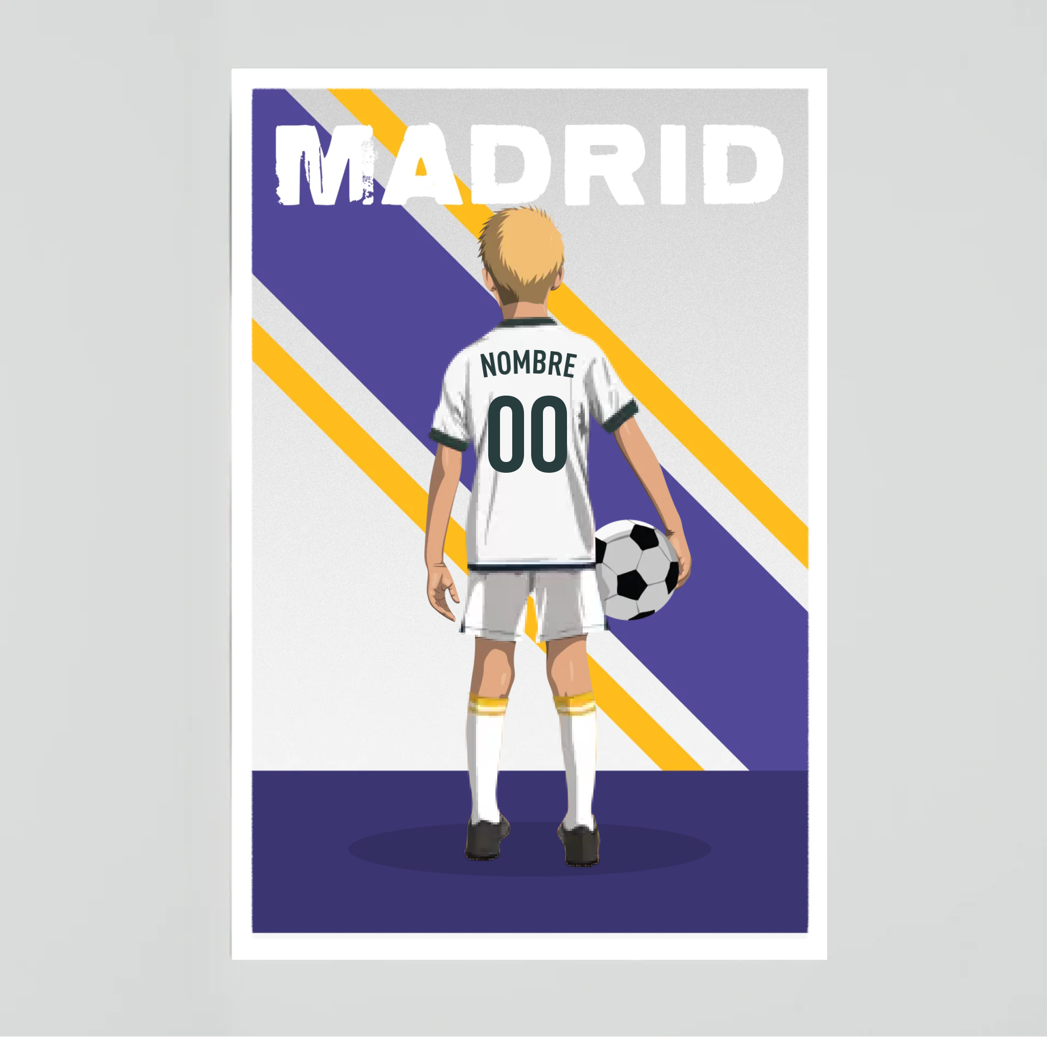 Niño Personalizado Fútbol Madrid