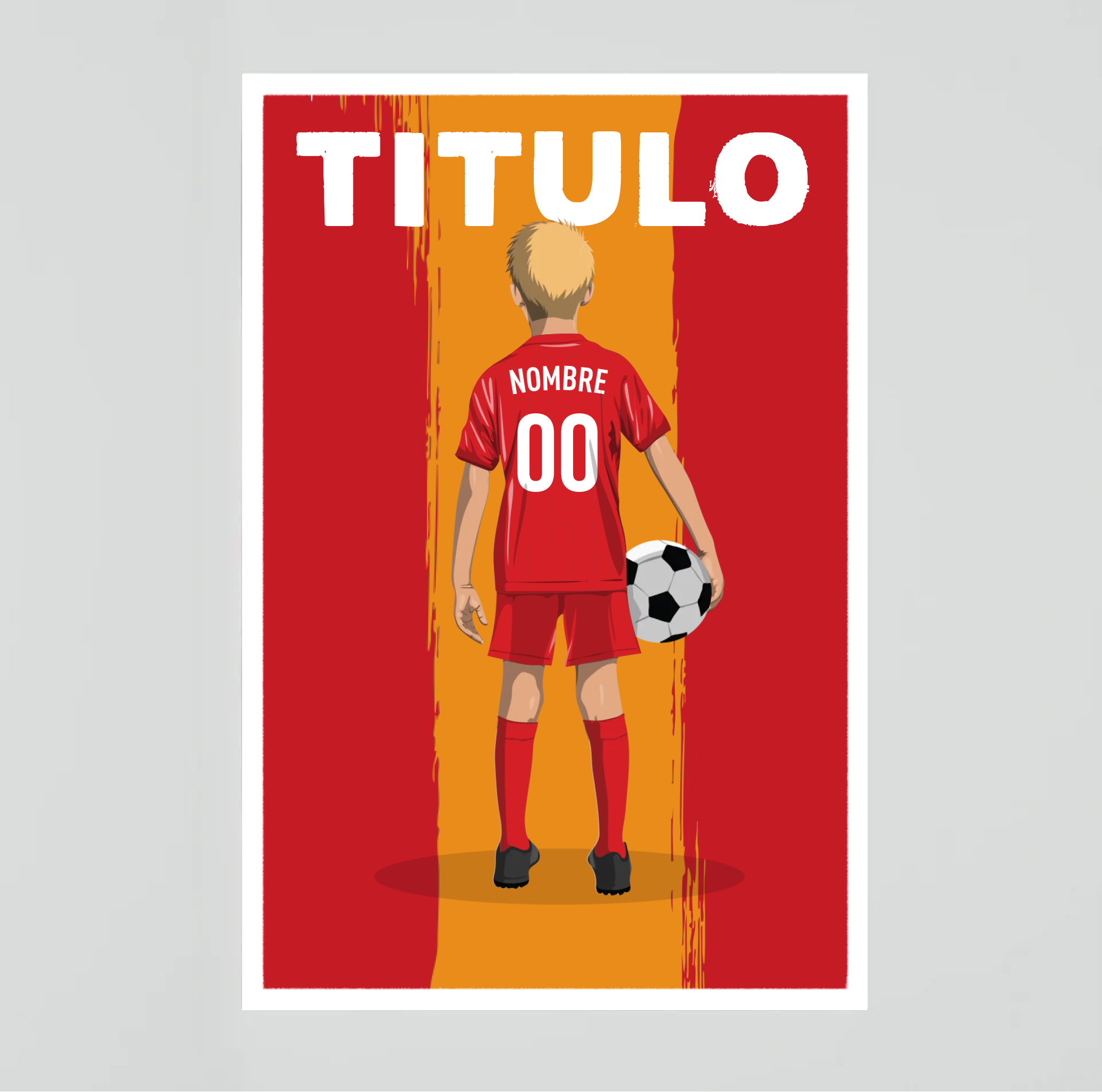 Niño Personalizado Fútbol Genérico