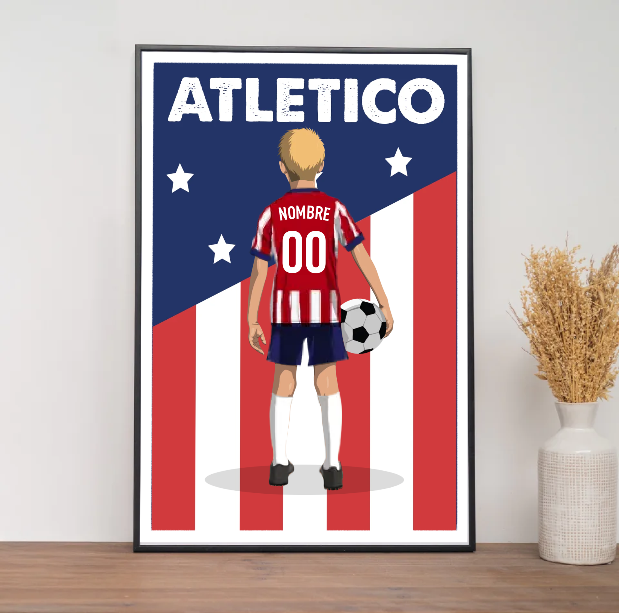 Niño Personalizado Fútbol Atlético