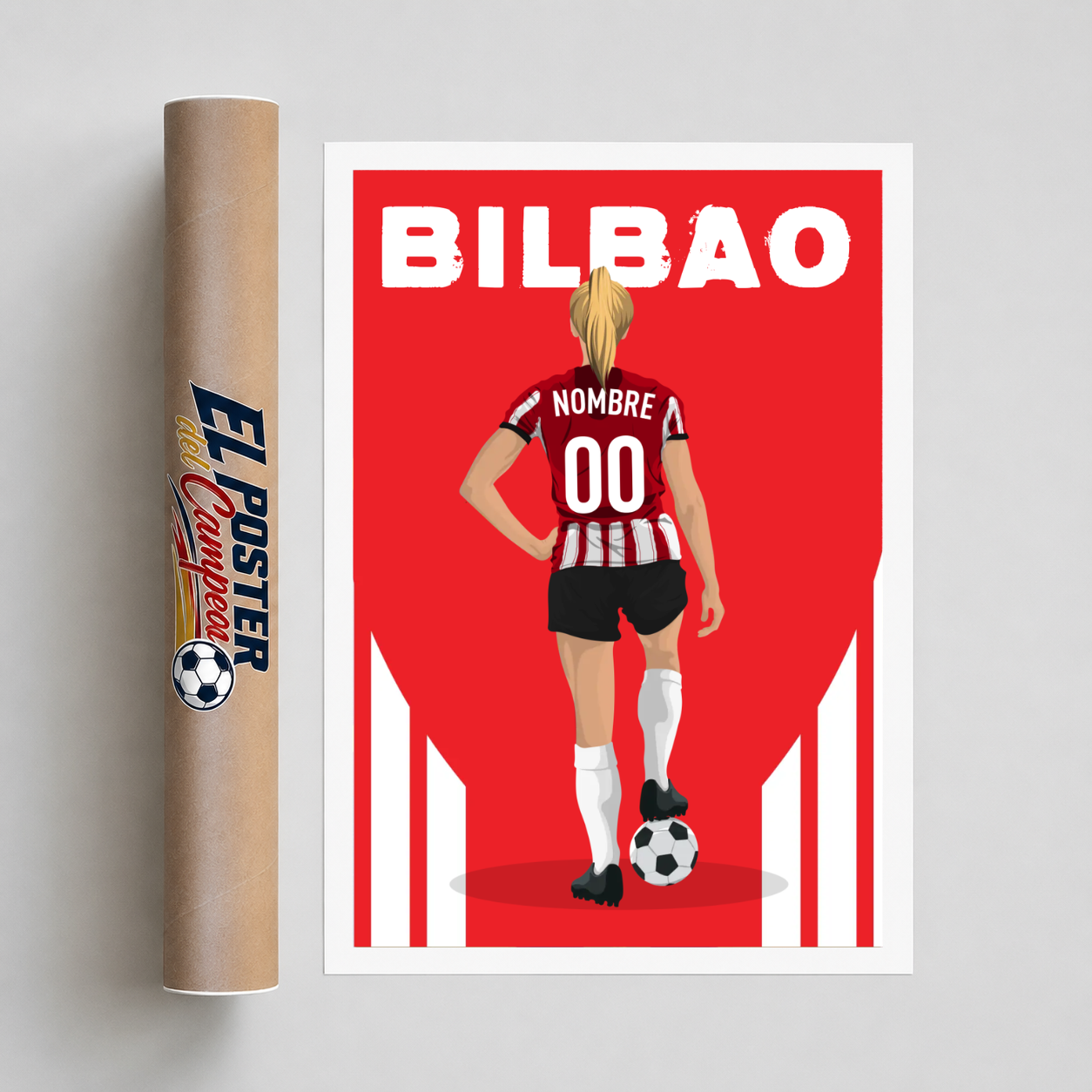 Póster de fútbol - Adulto Personalizado Bilbao