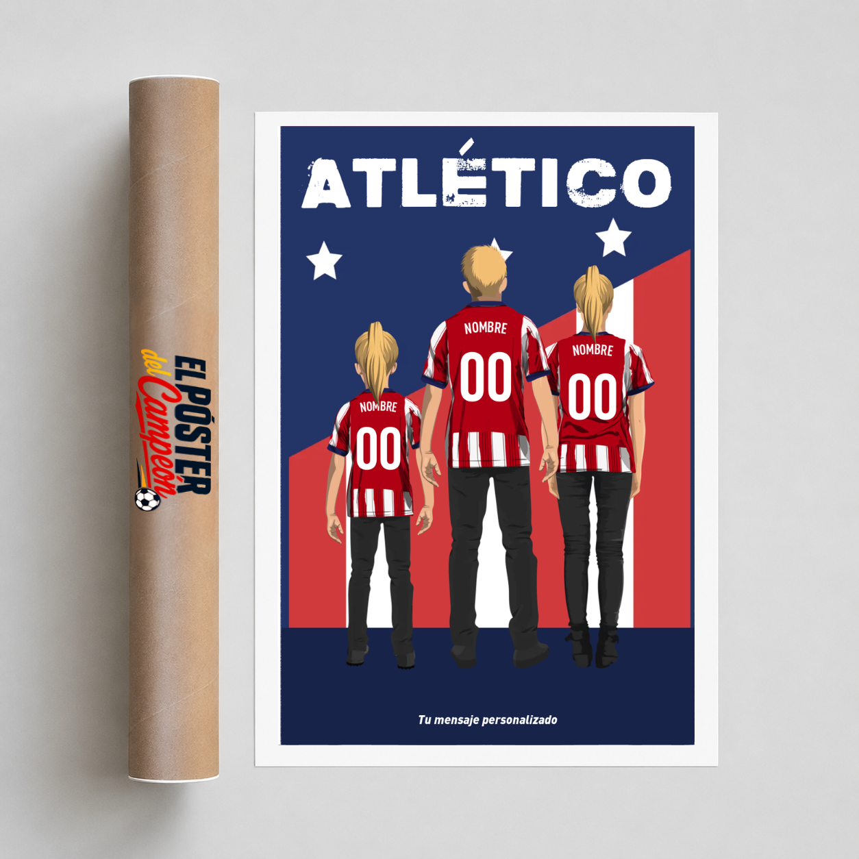 Póster Personalizado - Familia Atlético