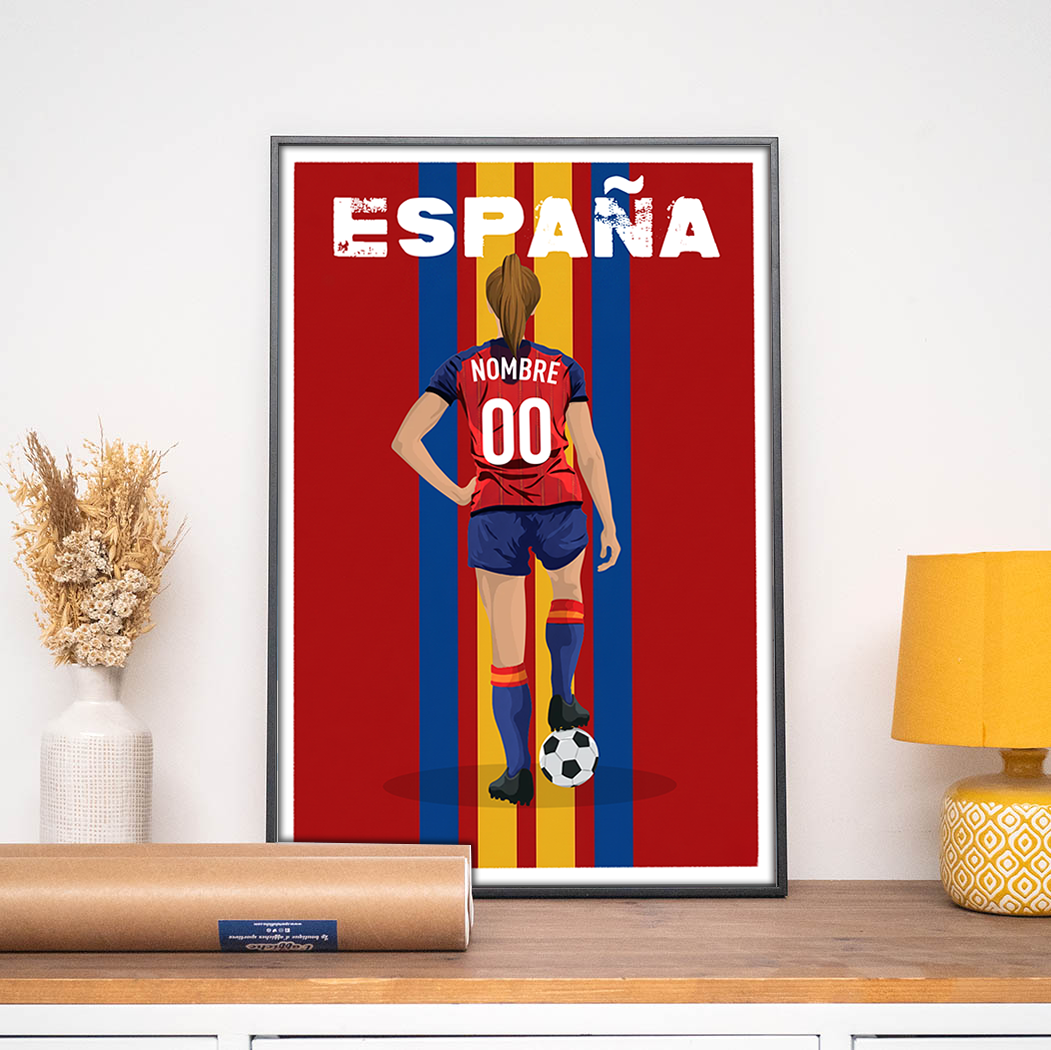 Póster de fútbol - Adulto Personalizado España