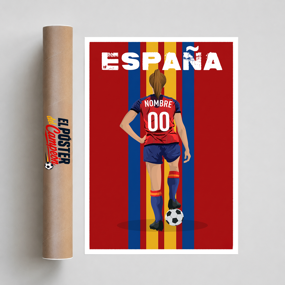 Póster de fútbol - Adulto Personalizado España