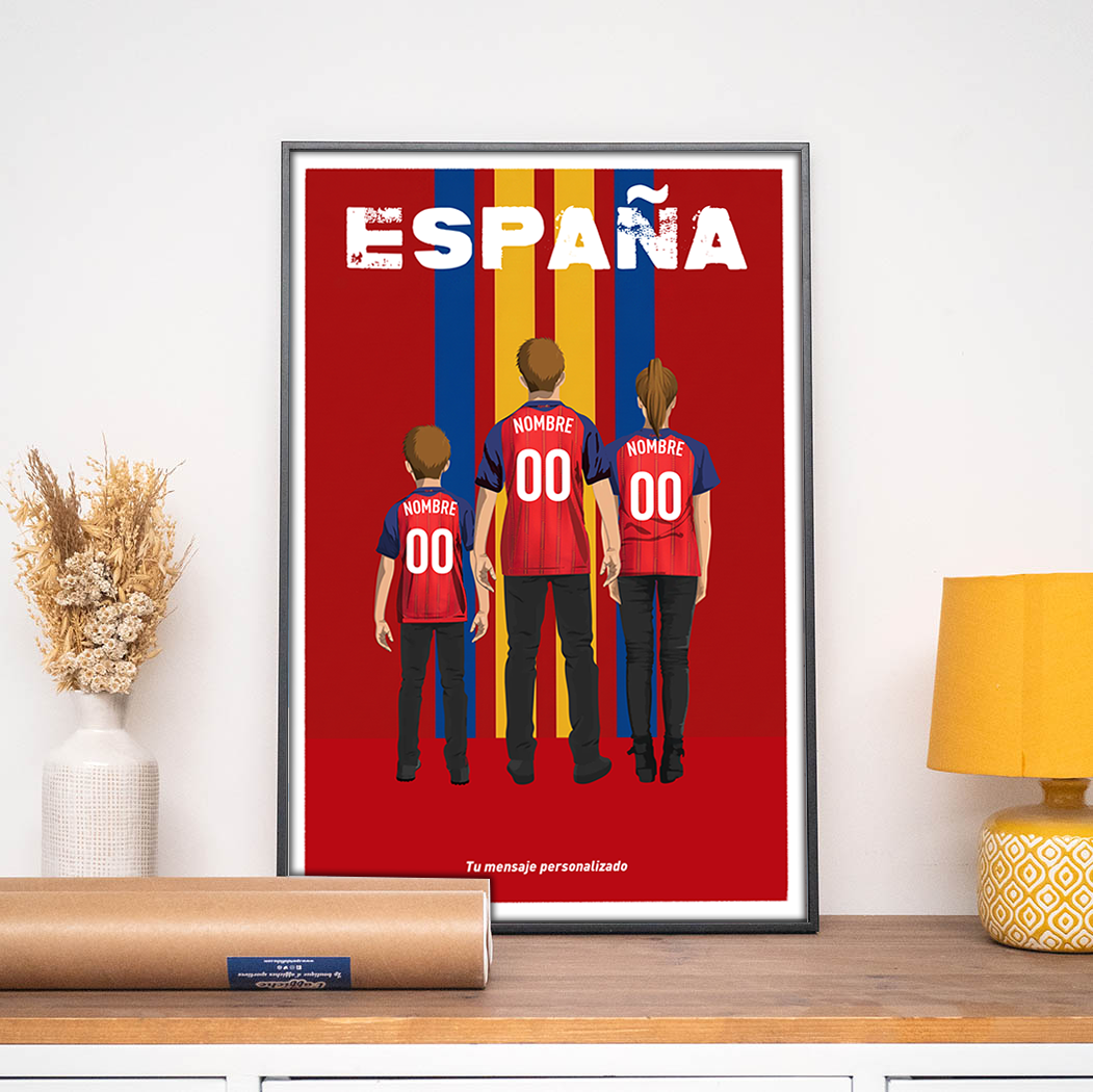 Póster Personalizado - Familia España