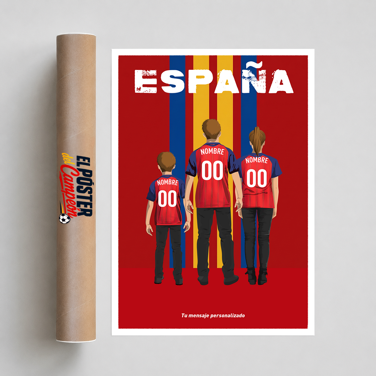 Póster Personalizado - Familia España
