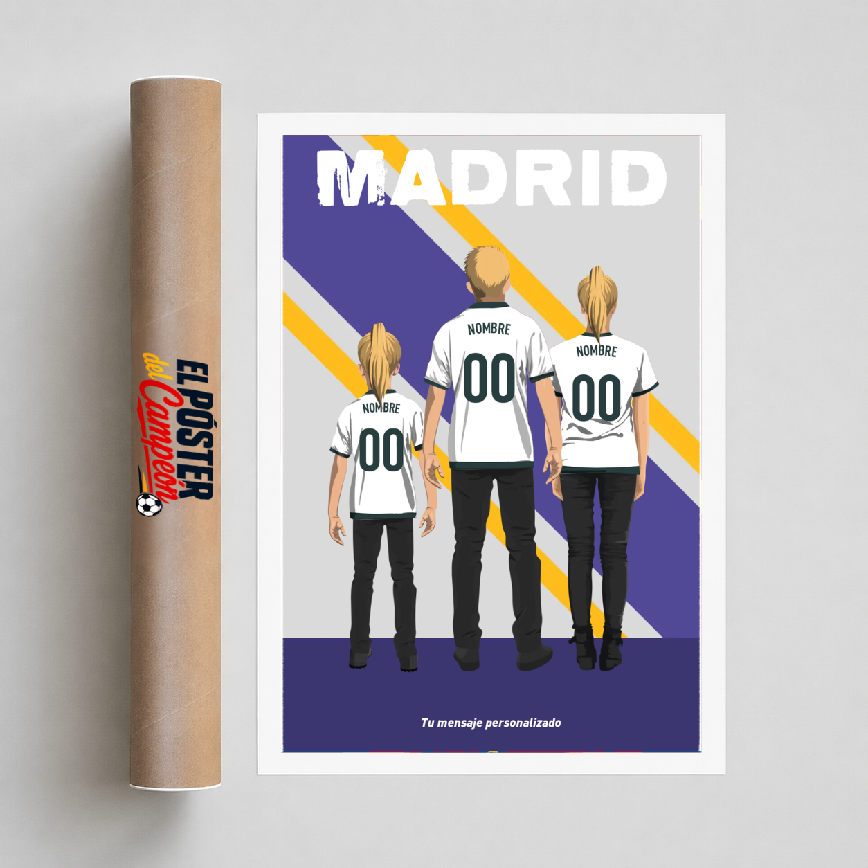 Póster Personalizado del Madrid - Familia