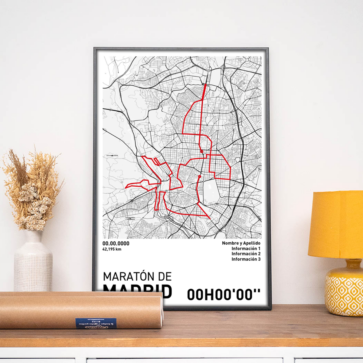 Póster de Running - Maratón de Madrid