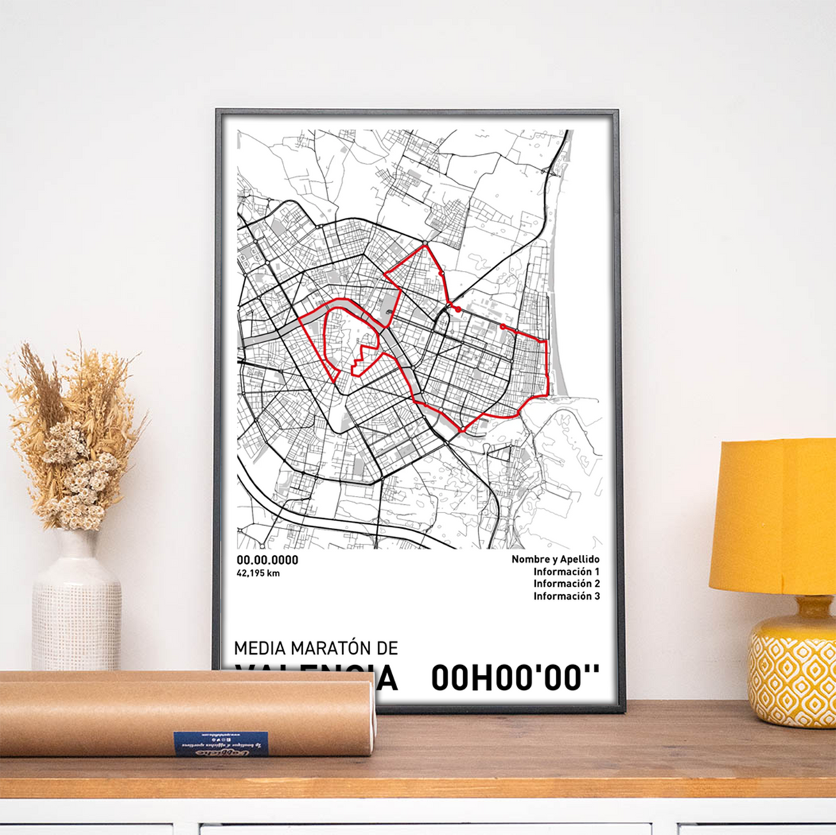 Póster de Running - Media Maratón de Valencia