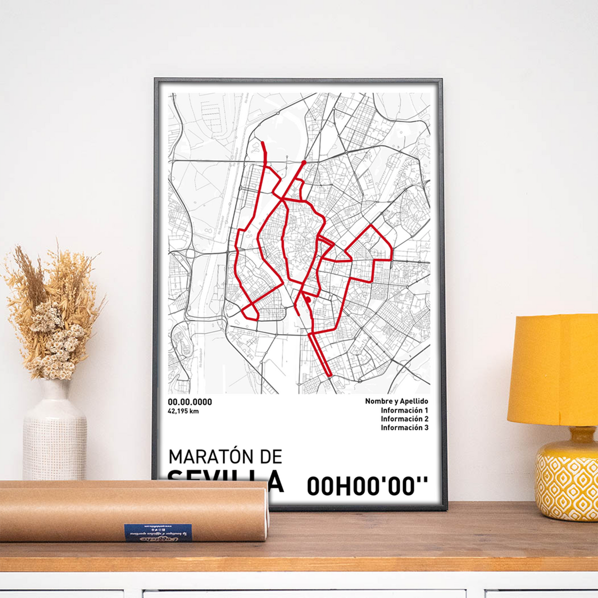 Póster de Running - Maratón de Sevilla