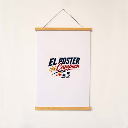Portapóster de madera