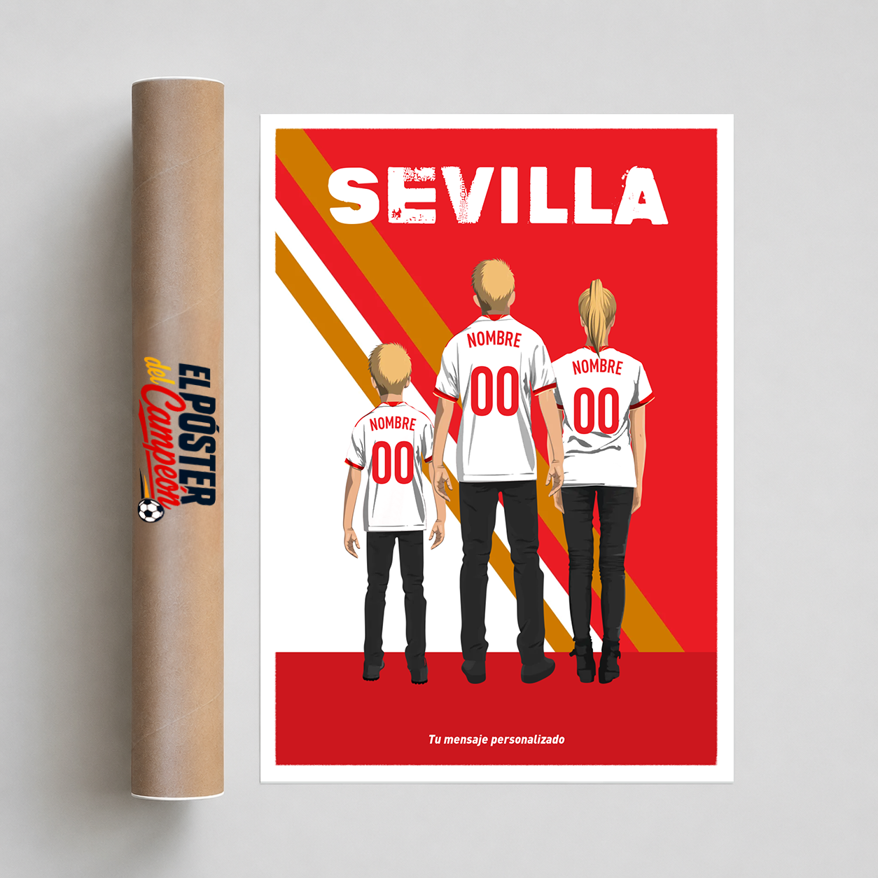 Póster Personalizado - Familia Sevilla