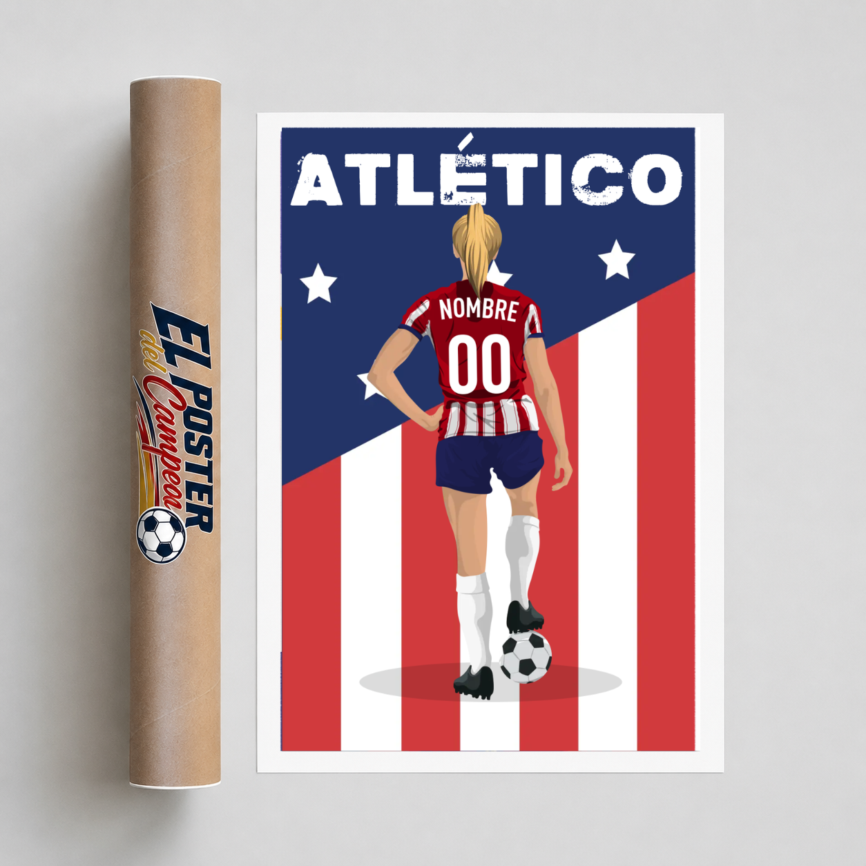 Adulto Personalizado Fútbol - Atlético