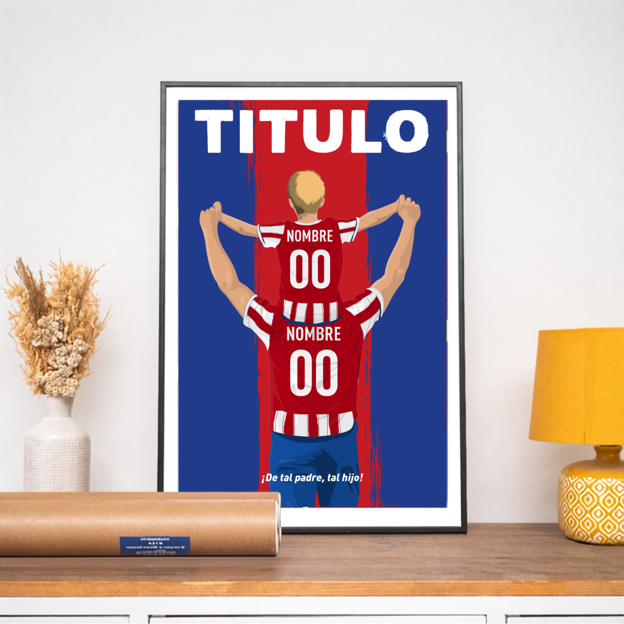 Póster Personalizado - Padre e hijo (Genérico)