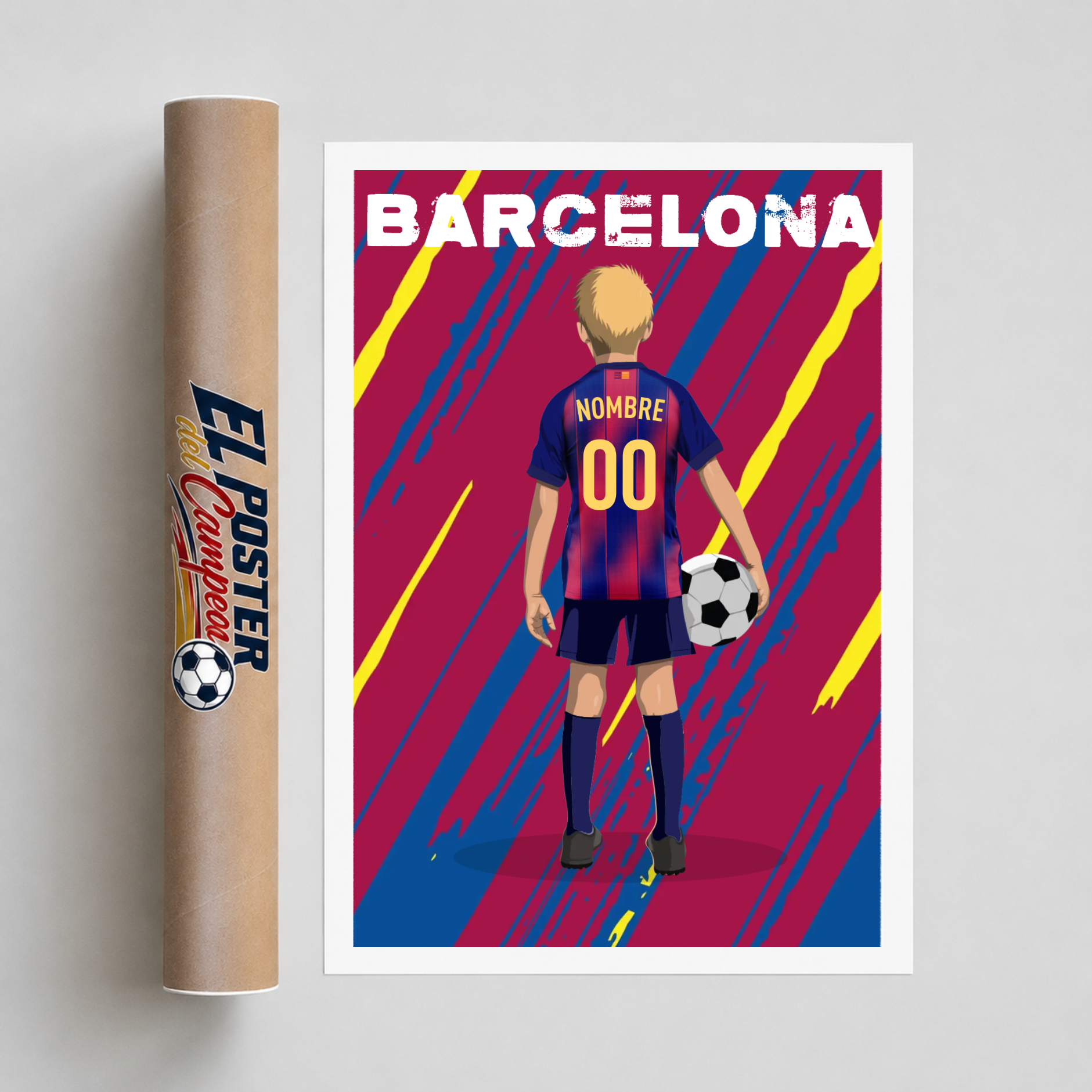 Niño Personalizado Fútbol Barcelona