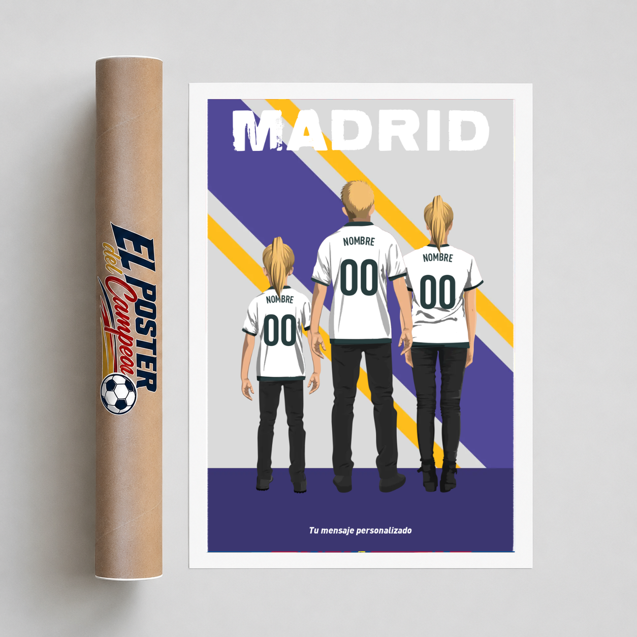 Póster Personalizado del Madrid - Familia