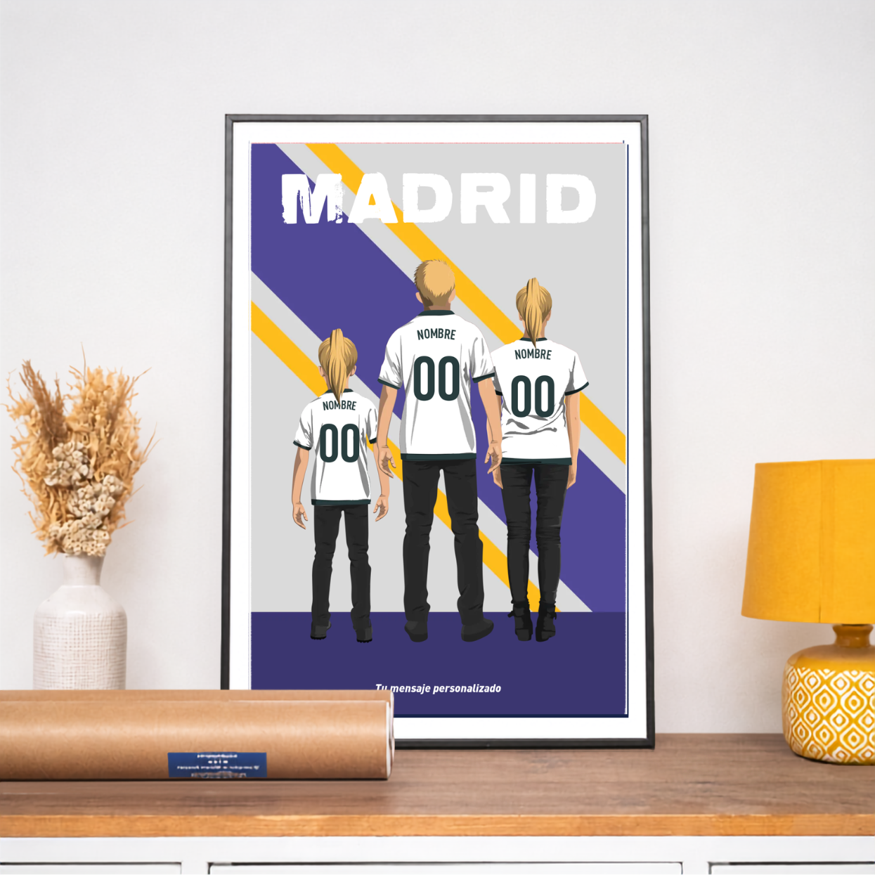 Póster Personalizado del Madrid - Familia
