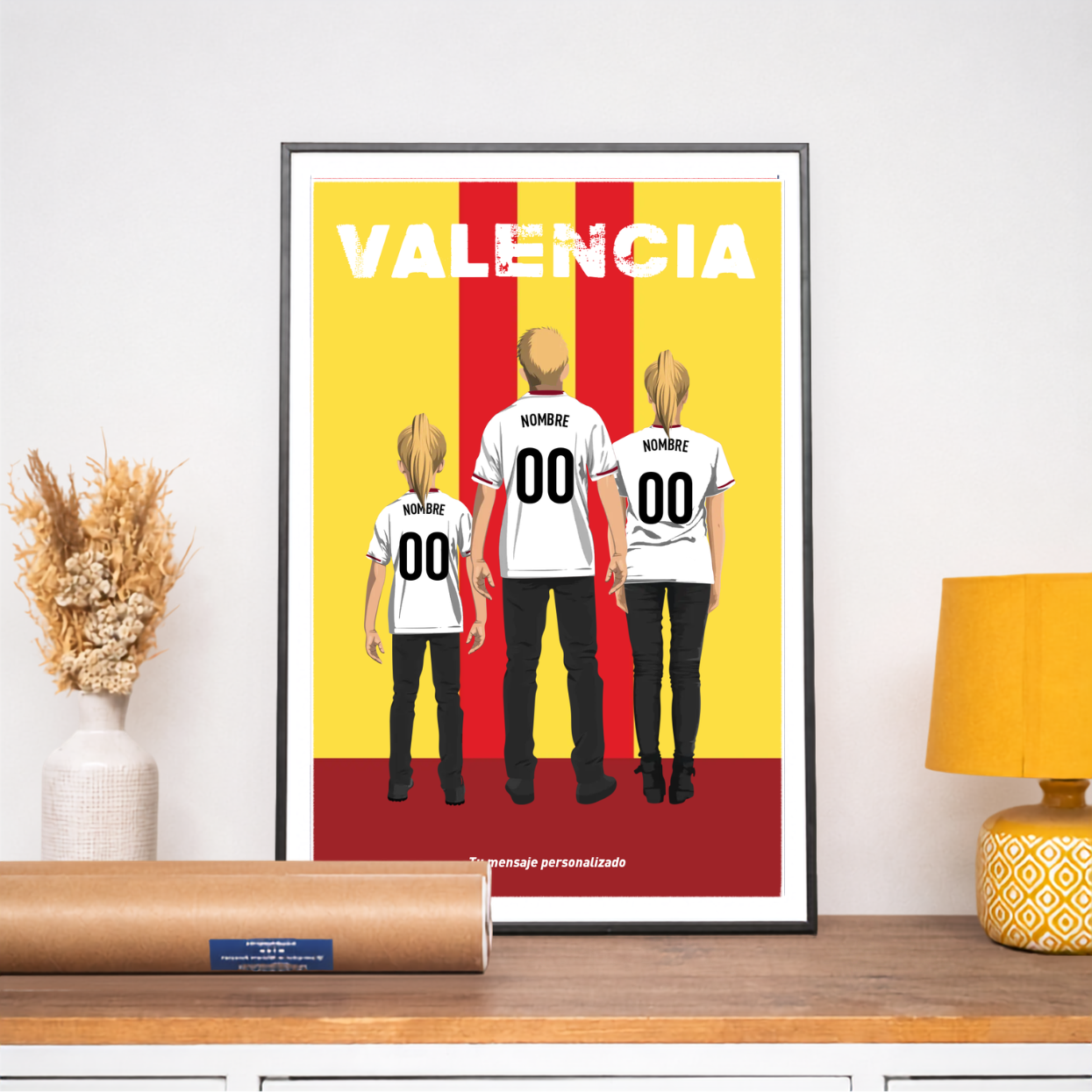 Póster Personalizado del Valencia - Familia