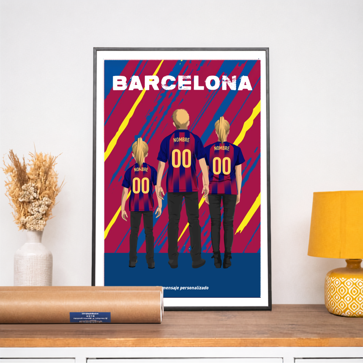 Póster Personalizado - Familia Barcelona