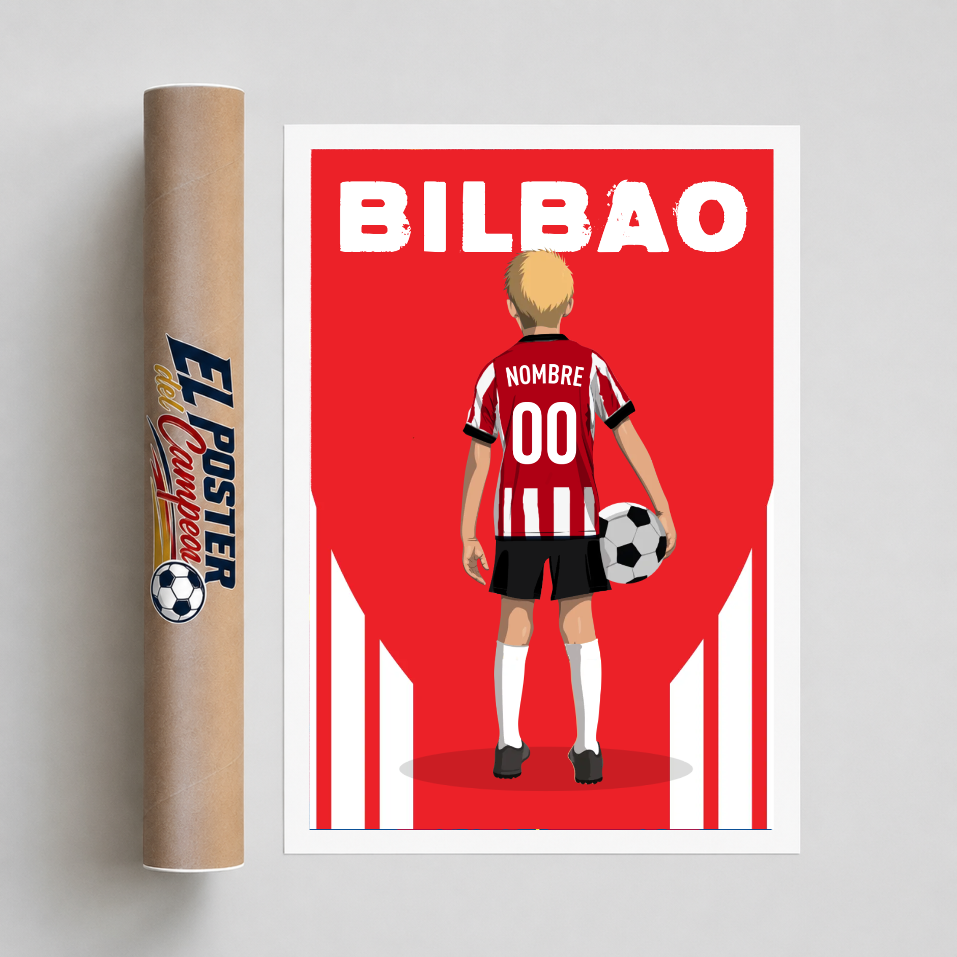 Niño Personalizado Fútbol Bilbao