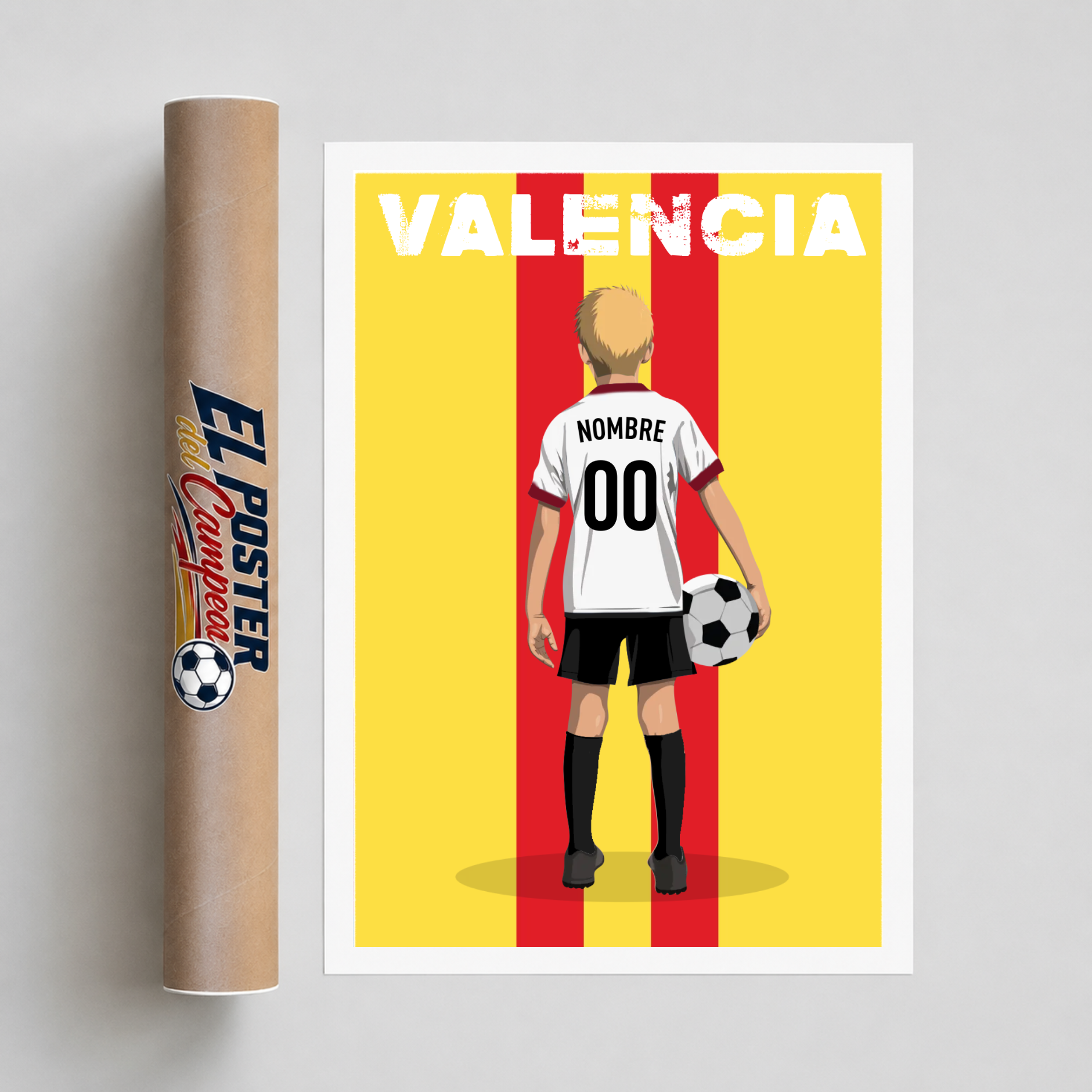 Adulto Personalizado Fútbol - Valencia